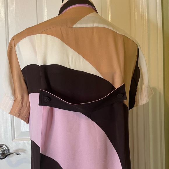 Vintage Versace Colorblock Top - Picture 2 of 8